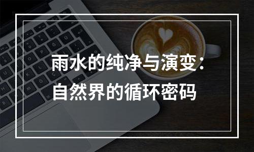 雨水的纯净与演变：自然界的循环密码