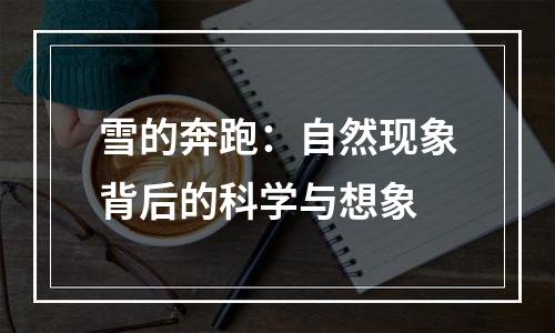 雪的奔跑：自然现象背后的科学与想象