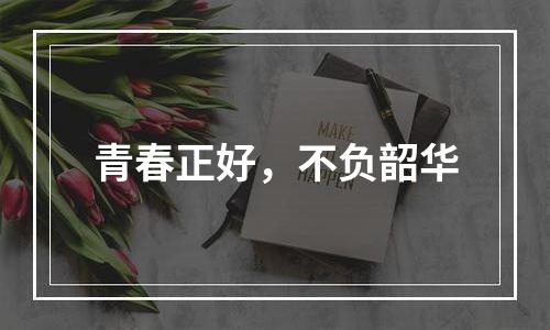 青春正好，不负韶华