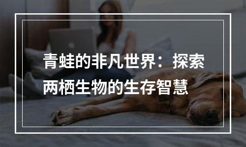 青蛙的非凡世界：探索两栖生物的生存智慧