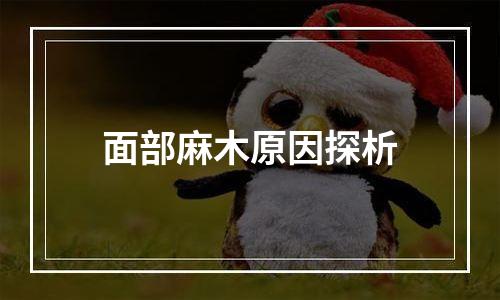 面部麻木原因探析