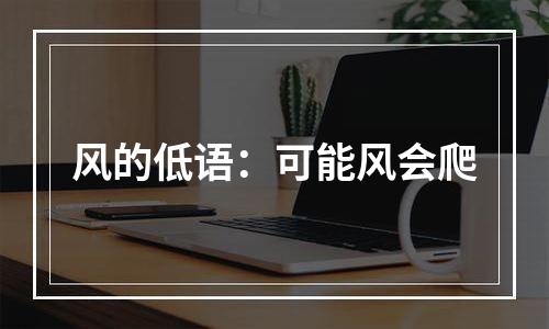 风的低语：可能风会爬