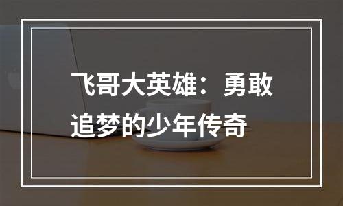 飞哥大英雄：勇敢追梦的少年传奇
