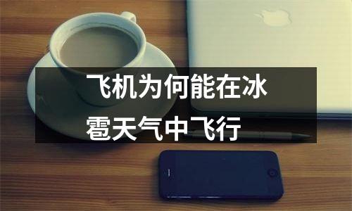 飞机为何能在冰雹天气中飞行