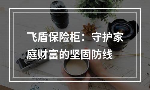 飞盾保险柜：守护家庭财富的坚固防线