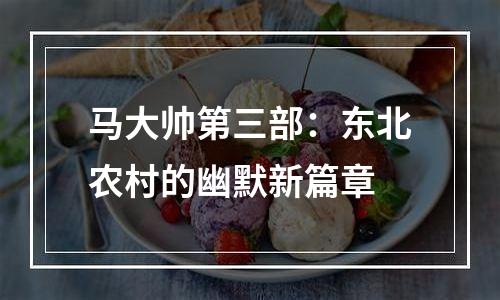 马大帅第三部：东北农村的幽默新篇章