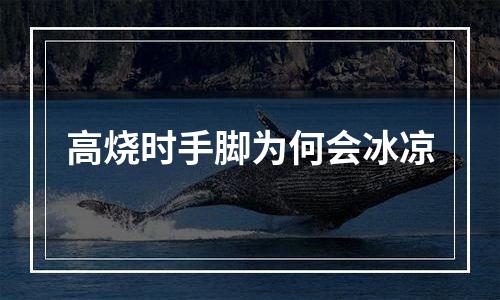 高烧时手脚为何会冰凉