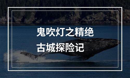 鬼吹灯之精绝古城探险记