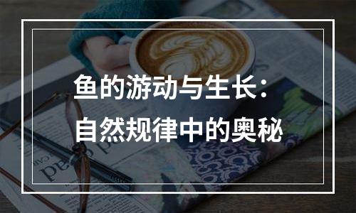 鱼的游动与生长：自然规律中的奥秘