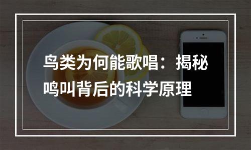 鸟类为何能歌唱：揭秘鸣叫背后的科学原理