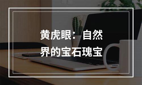 黄虎眼：自然界的宝石瑰宝