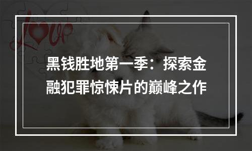 黑钱胜地第一季：探索金融犯罪惊悚片的巅峰之作