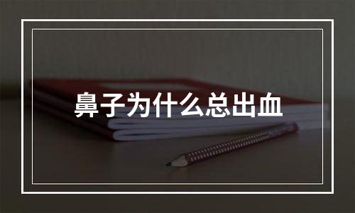 鼻子为什么总出血