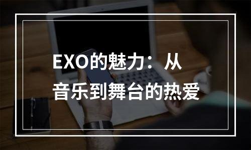 EXO的魅力：从音乐到舞台的热爱