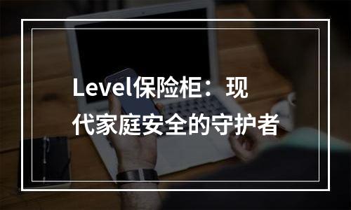 Level保险柜：现代家庭安全的守护者