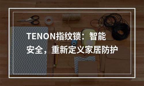 TENON指纹锁：智能安全，重新定义家居防护